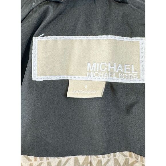 Michael Kors Women’s Green Belted Quilted Coat Size Small - Picture 11 of 11